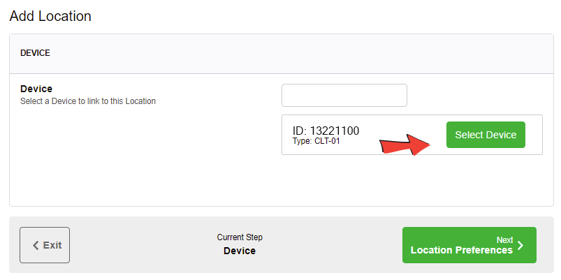 Clever Logger select device